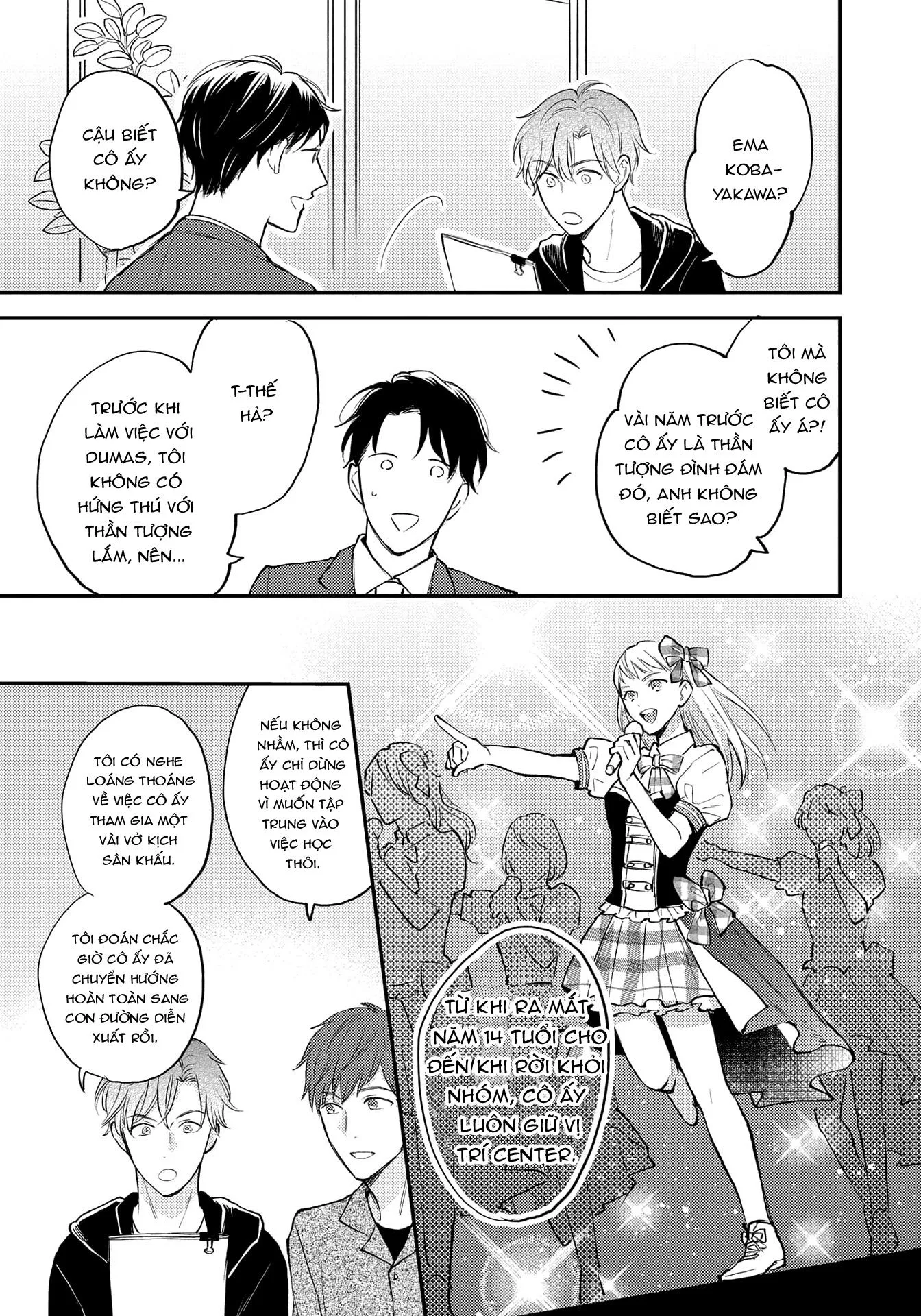 Thần tượng sống và chàng hiệp sĩ Doruota Chapter 3 Trang 5