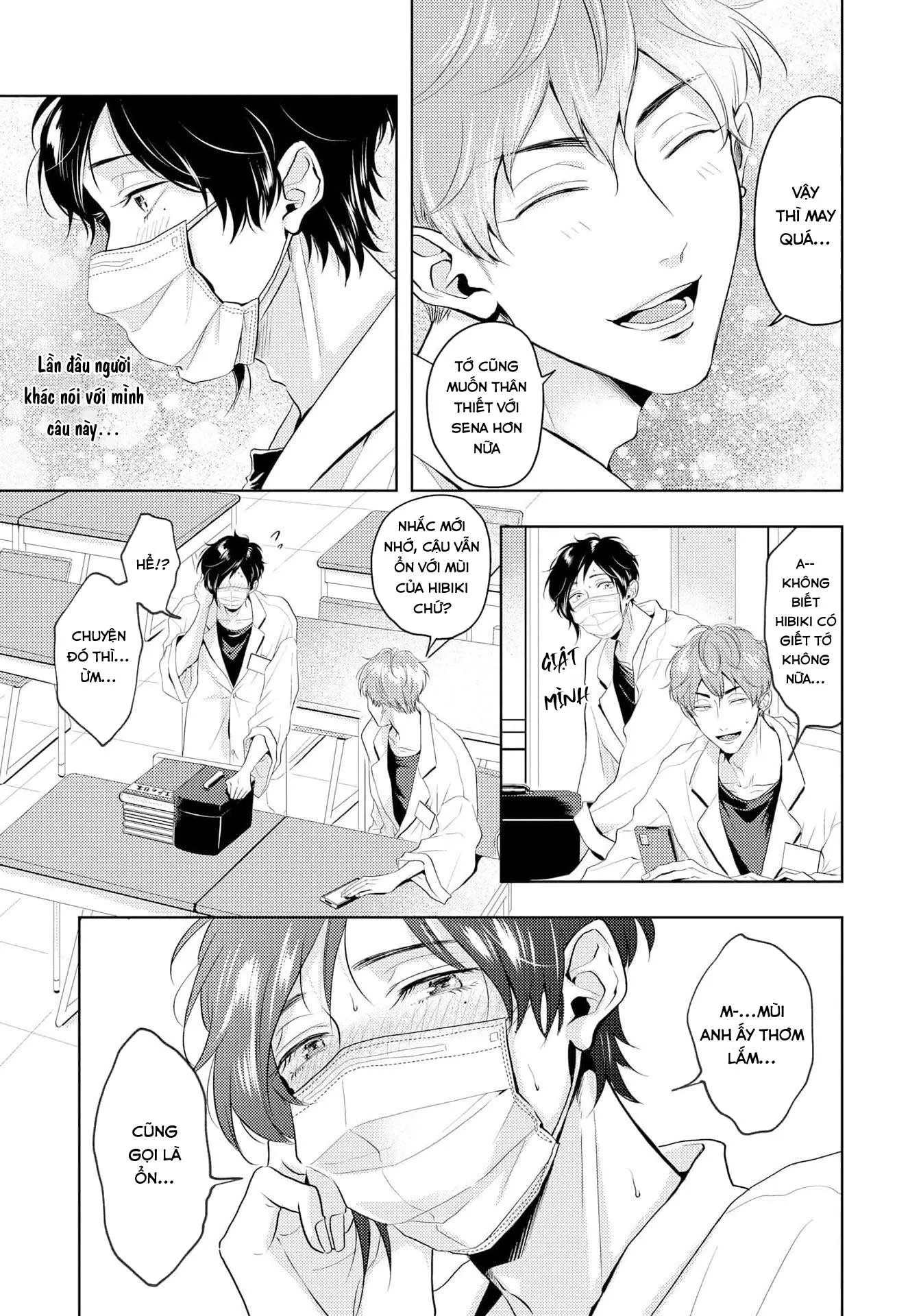 Mùi Hương Cậu Ấy Quá Cháy Bỏng Tôi Hứng Lên Rồi!! Chapter 8 Trang 9