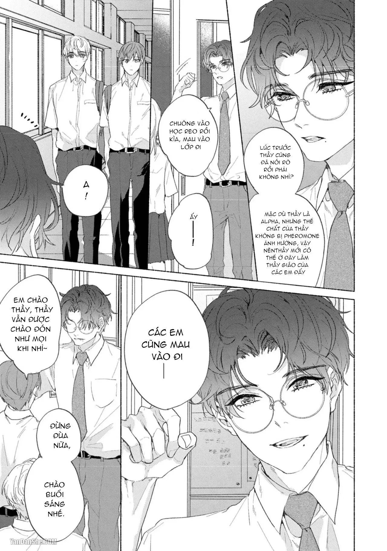 Thầy à, em không thể chịu đựng được nữa Chapter 1 Trang 4