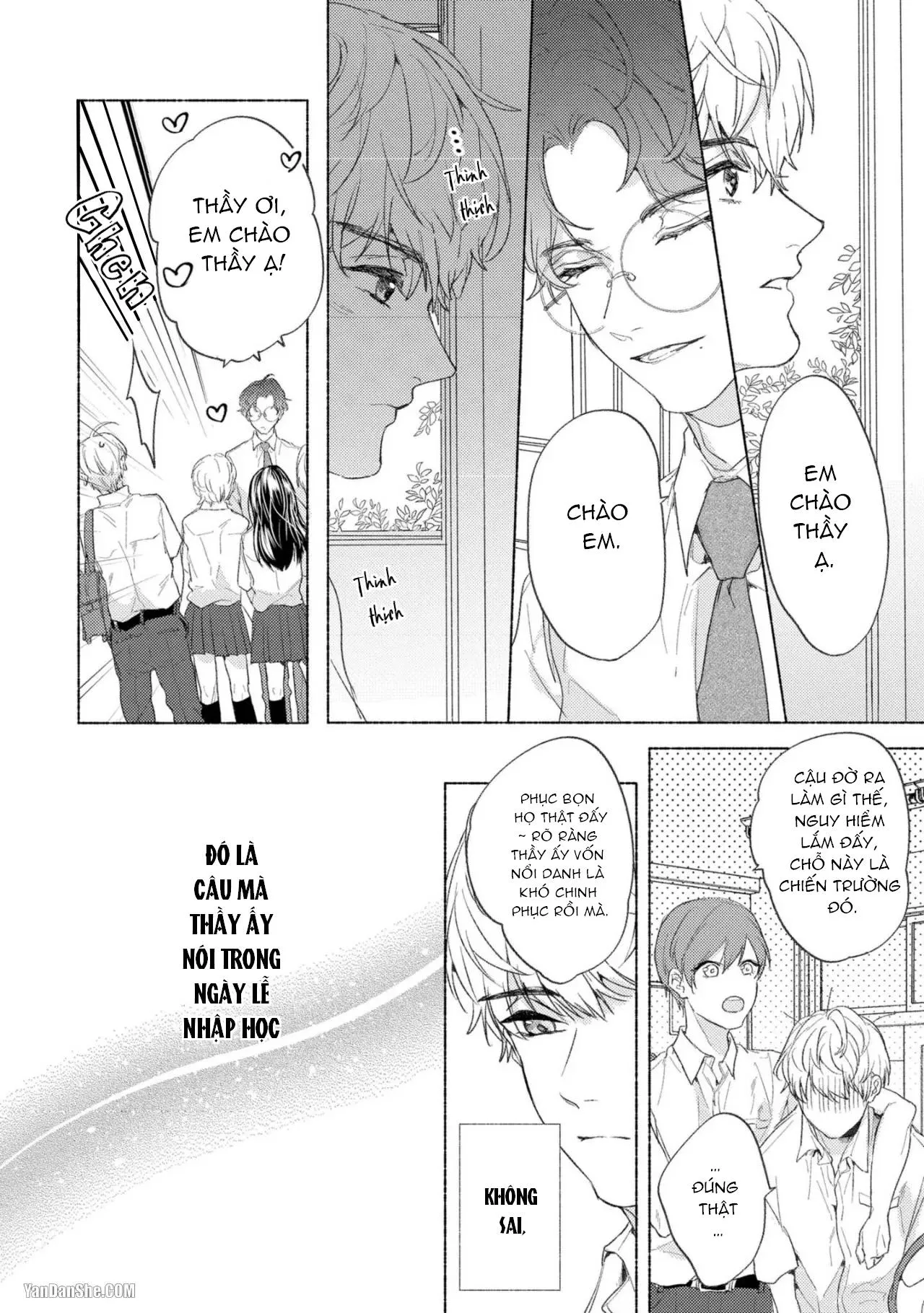 Thầy à, em không thể chịu đựng được nữa Chapter 1 Trang 5