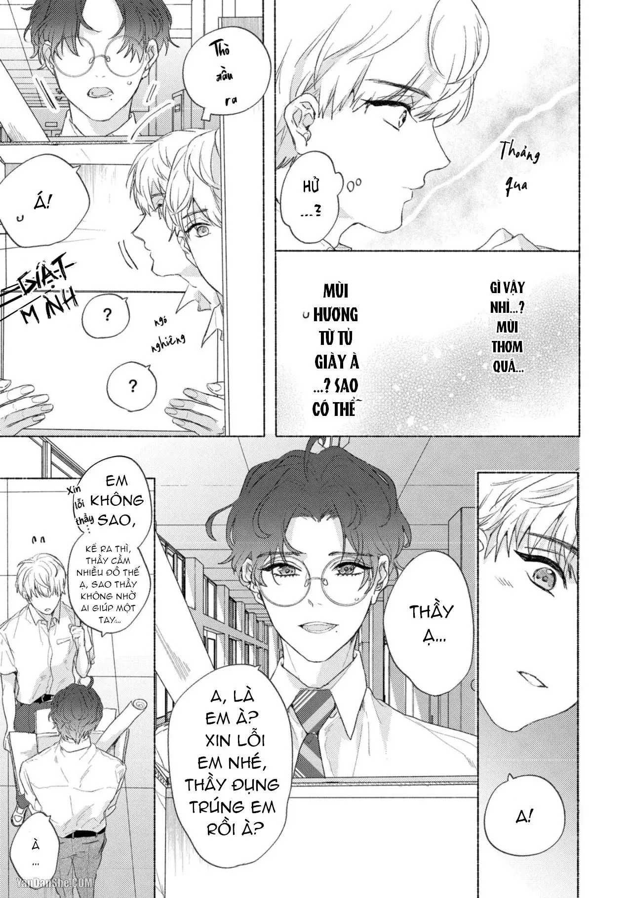Thầy à, em không thể chịu đựng được nữa Chapter 1 Trang 12