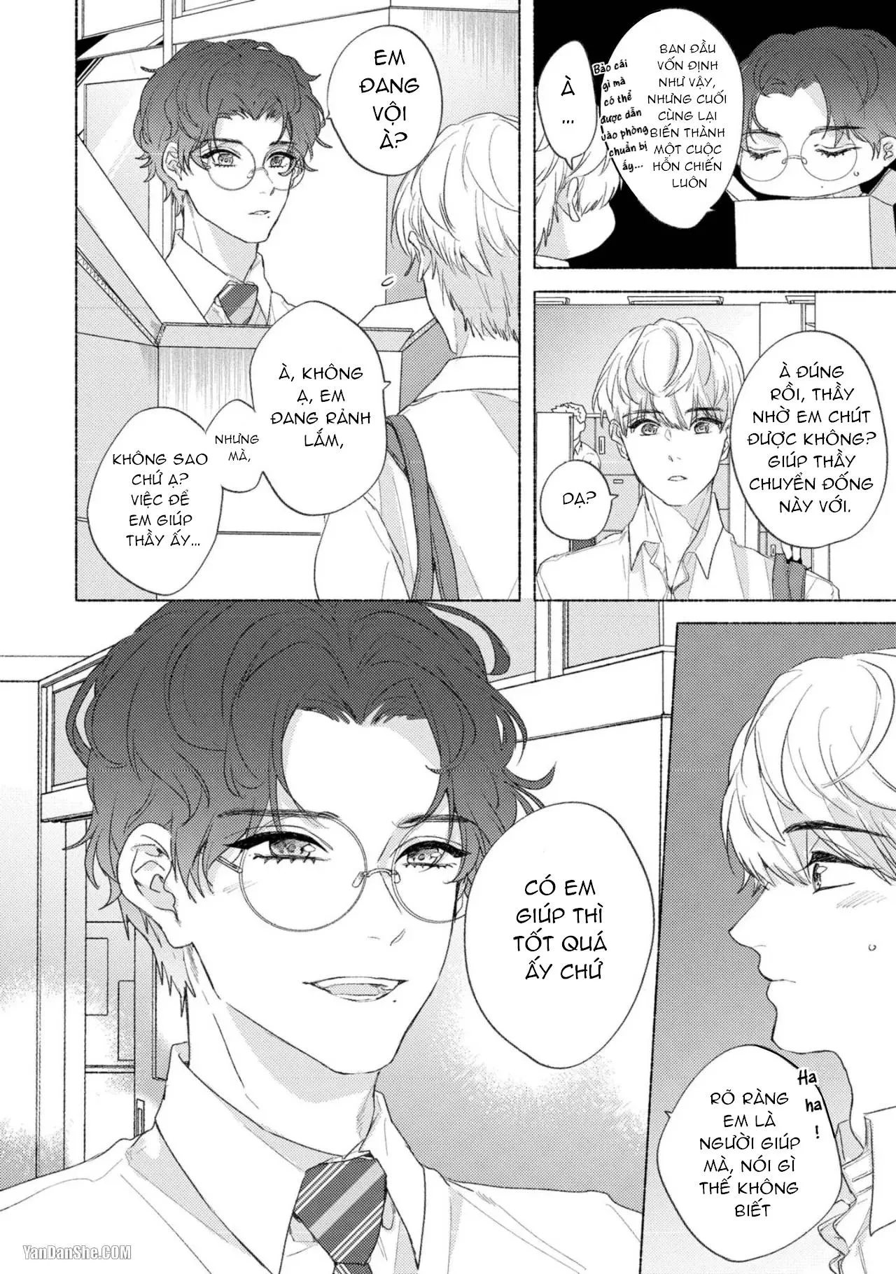 Thầy à, em không thể chịu đựng được nữa Chapter 1 Trang 13