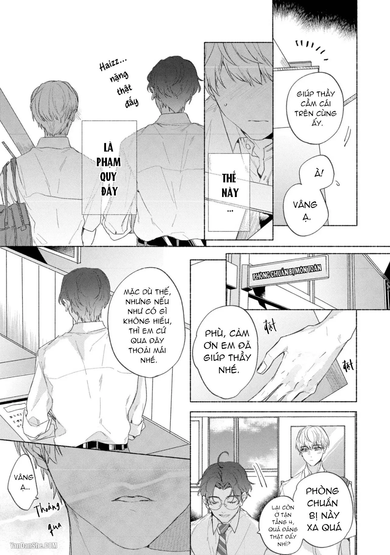 Thầy à, em không thể chịu đựng được nữa Chapter 1 Trang 14