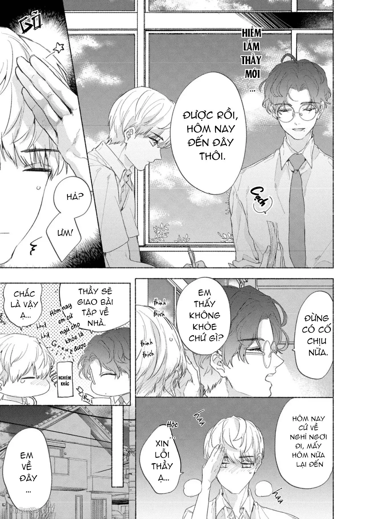 Thầy à, em không thể chịu đựng được nữa Chapter 1 Trang 24