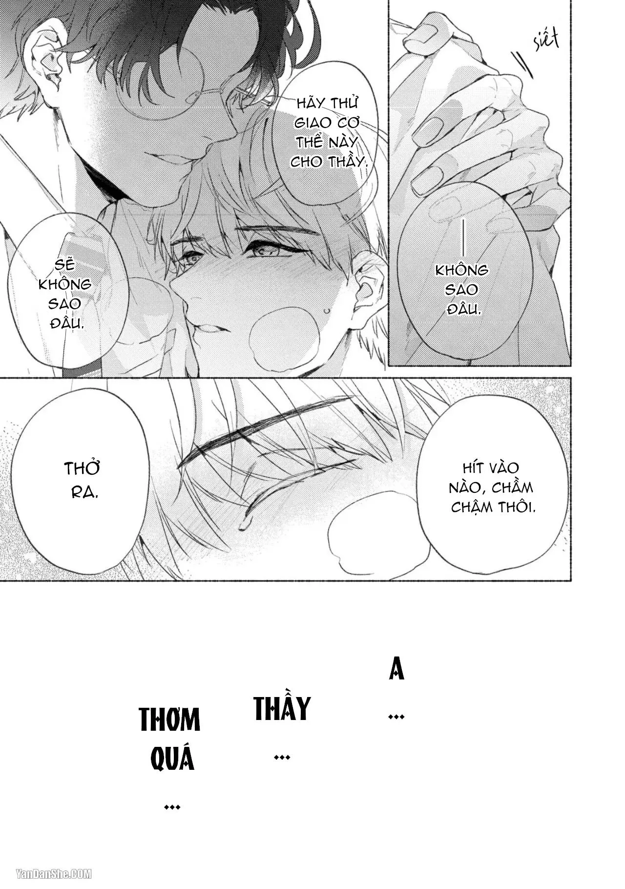 Thầy à, em không thể chịu đựng được nữa Chapter 1 Trang 32