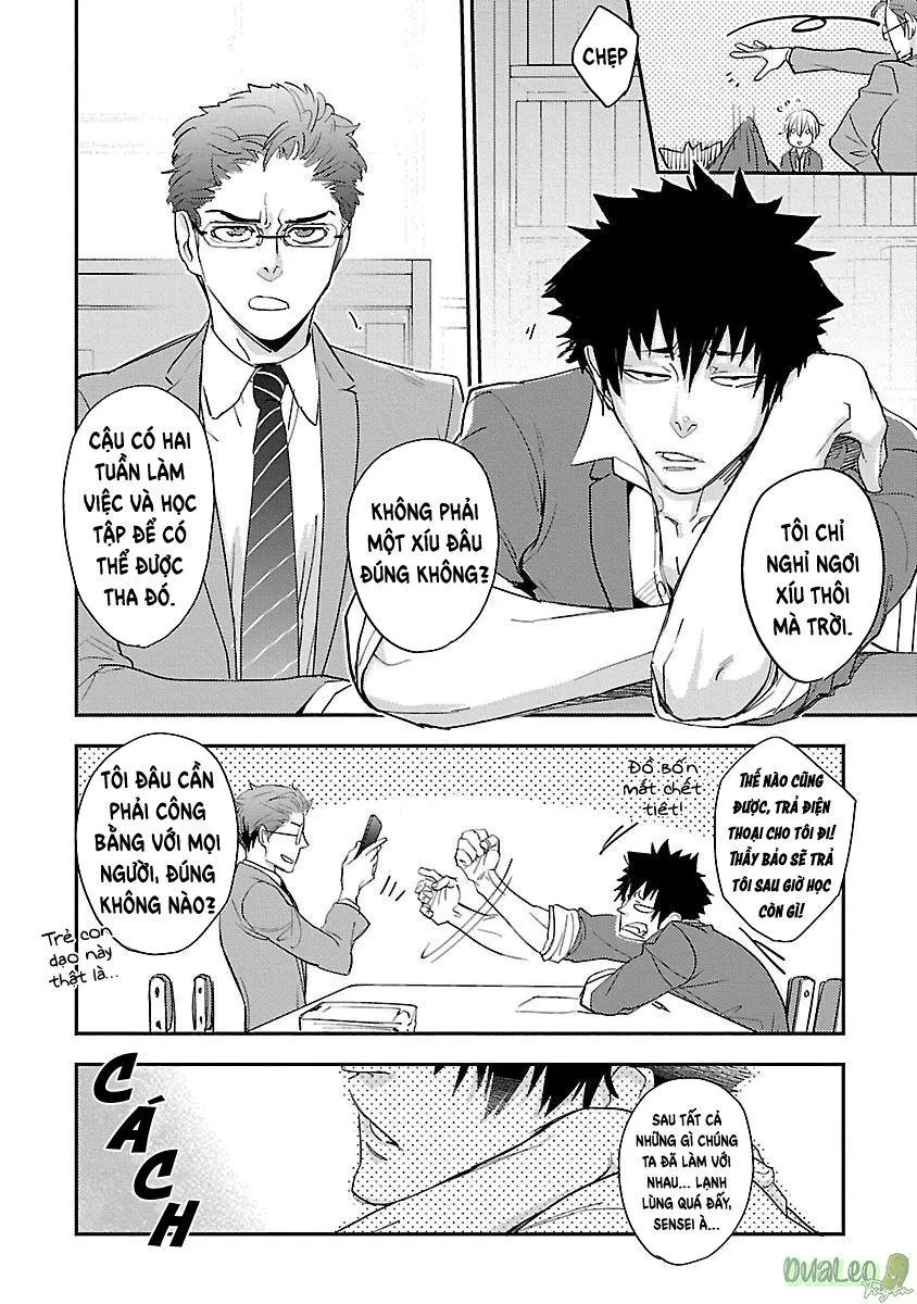 Thầy giáo à, hãy cùng nói về những câu chuyện đen tối nào! Chapter 3 Trang 4