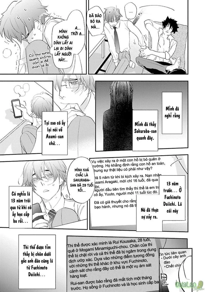 Thầy giáo à, hãy cùng nói về những câu chuyện đen tối nào! Chapter 5 Trang 21