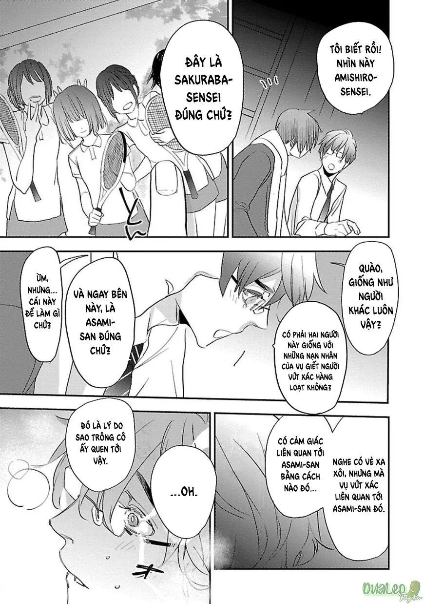 Thầy giáo à, hãy cùng nói về những câu chuyện đen tối nào! Chapter 5 Trang 23