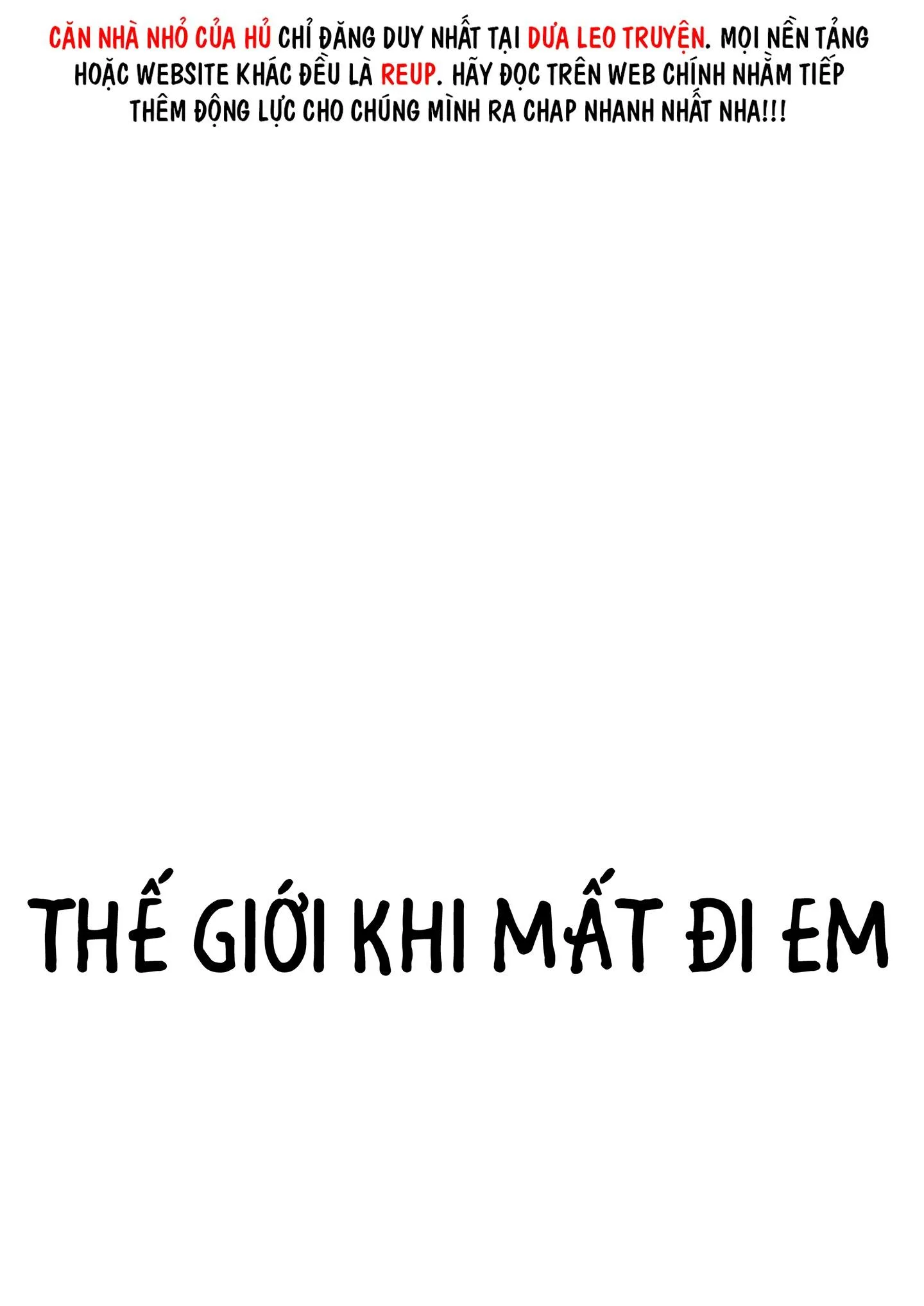 THẾ GIỚI KHI MẤT ĐI EM Chapter 51 Trang 10