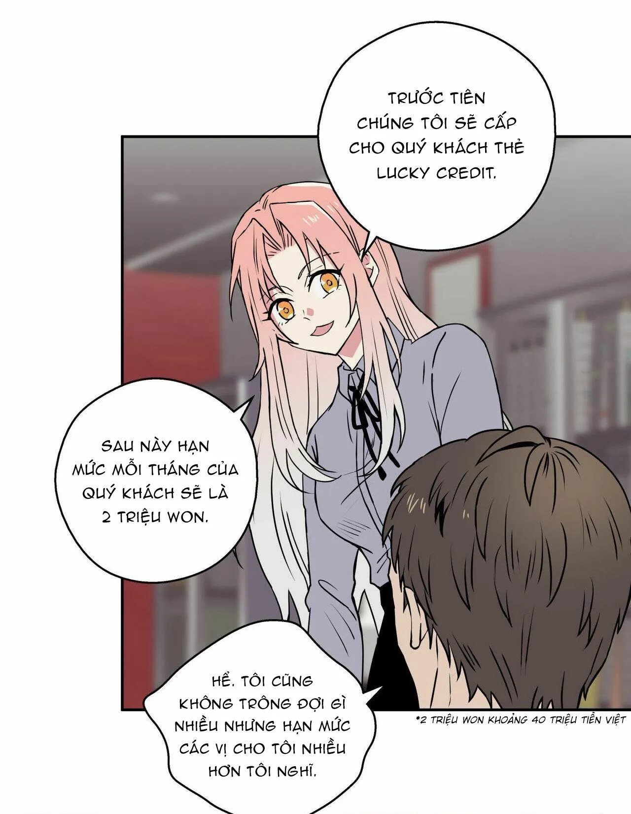 Thẻ Tín Dụng May Mắn Chapter 1 Trang 8