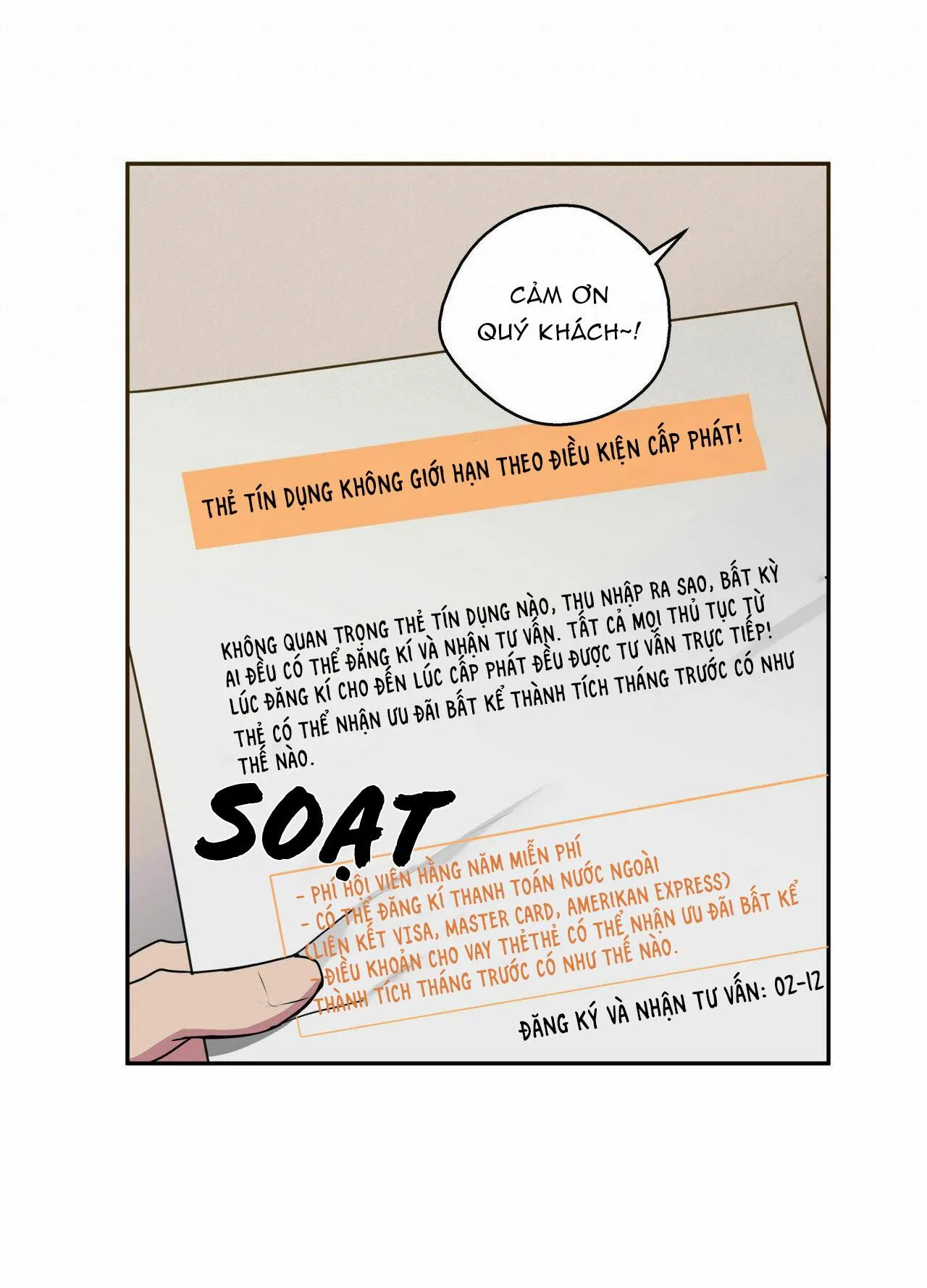 Thẻ Tín Dụng May Mắn Chapter 1 Trang 42