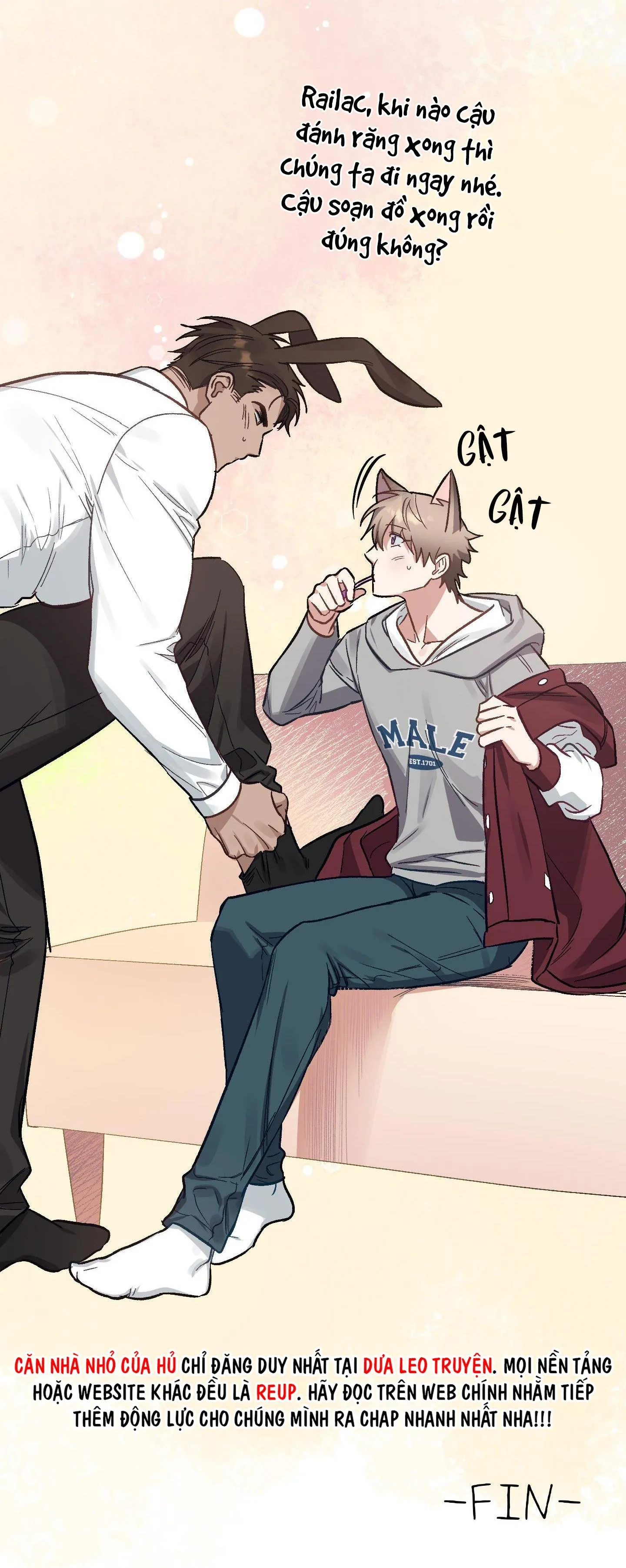 THỎ NHỎ XUẤT TINH TRONG 3 GIÂY (END) Chapter 12 Trang 78