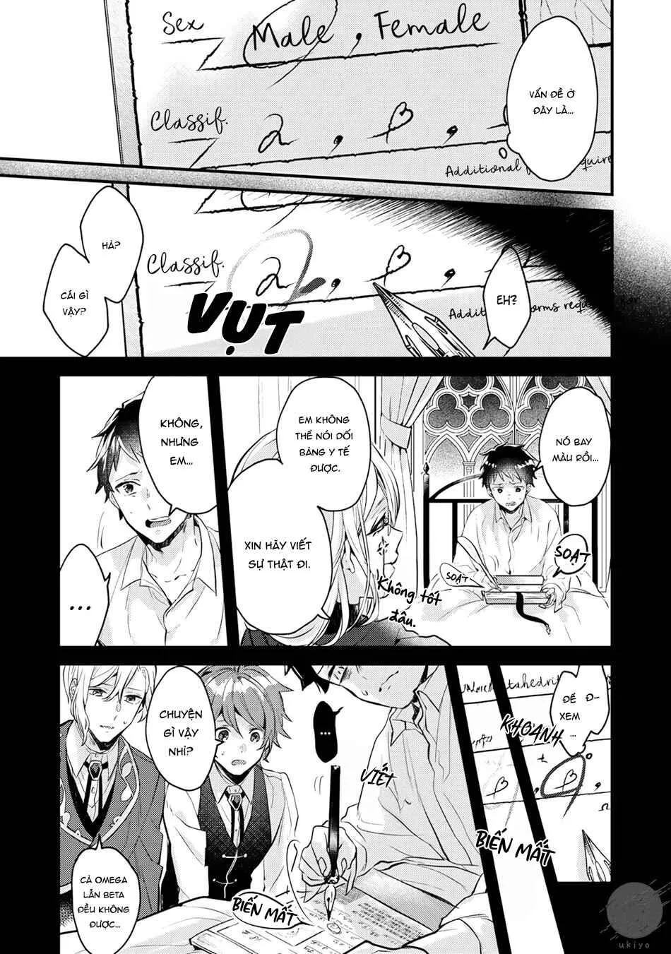 Thứ duy nhất tôi không muốn trở thành chính là Omega!! Chapter 2 Trang 14