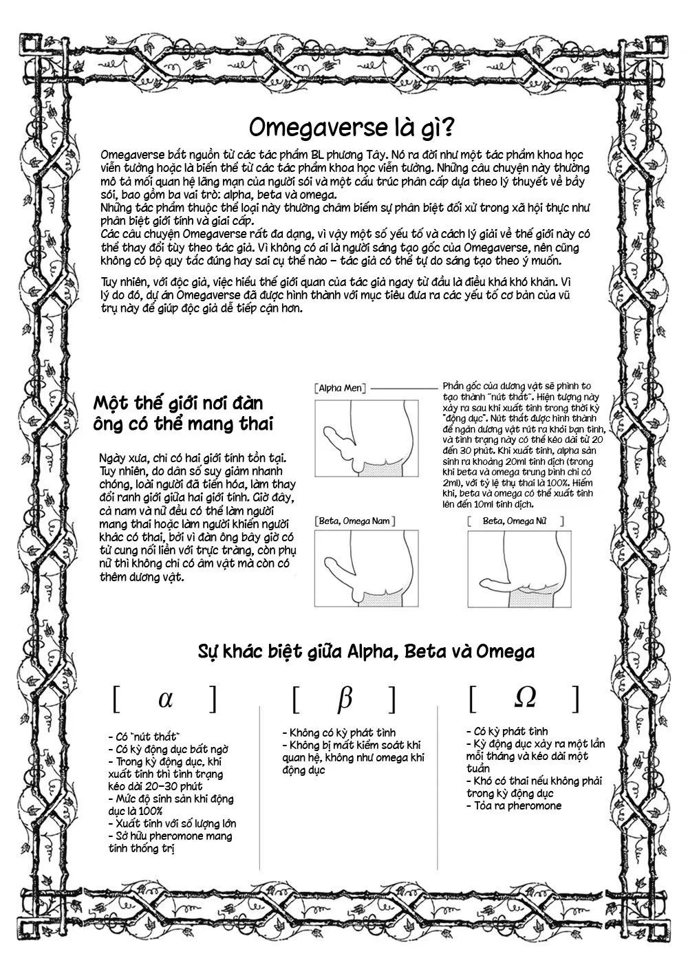 Thứ duy nhất tôi không muốn trở thành chính là Omega!! Chapter 3 Trang 7