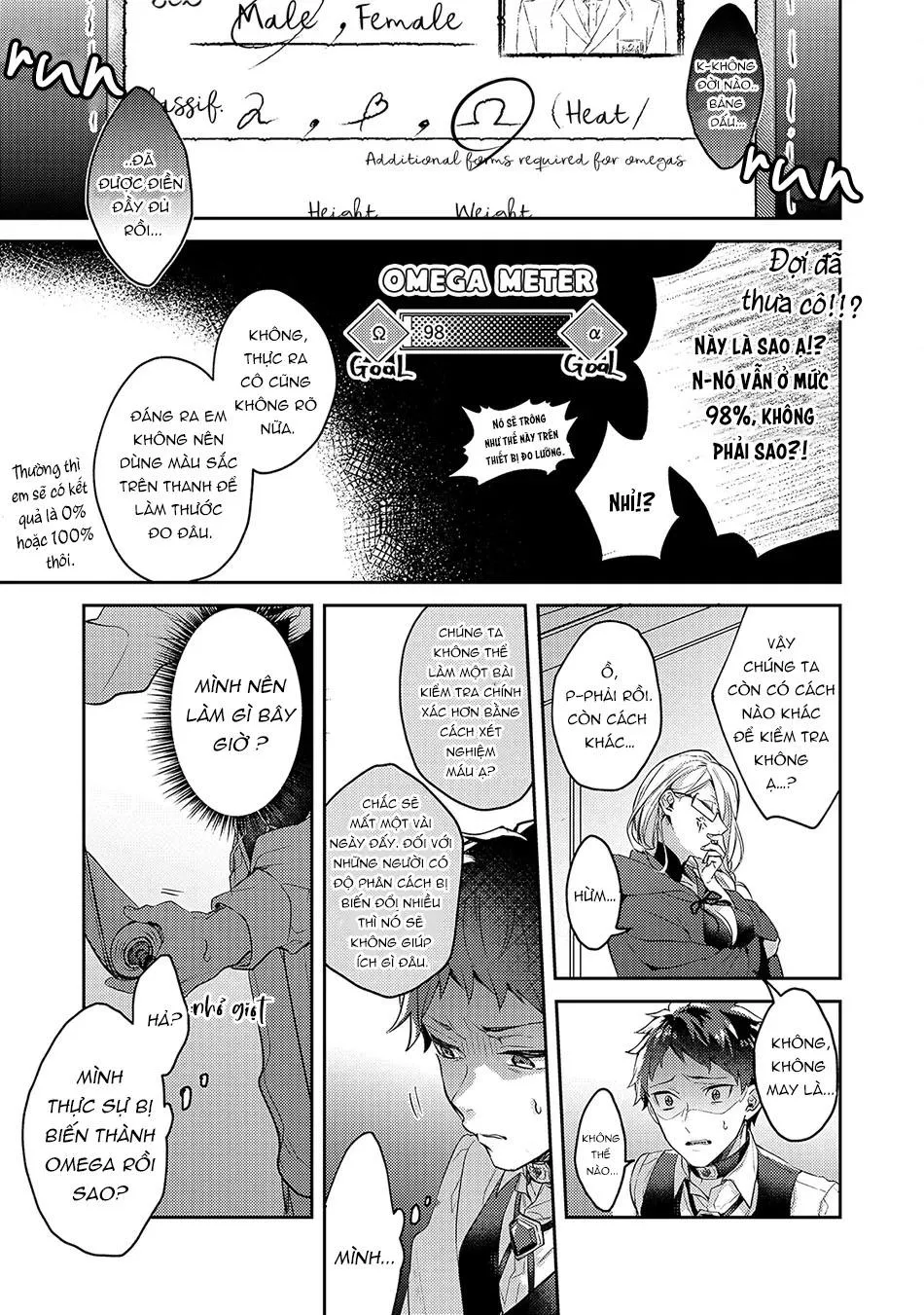Thứ duy nhất tôi không muốn trở thành chính là Omega!! Chapter 7 Trang 14