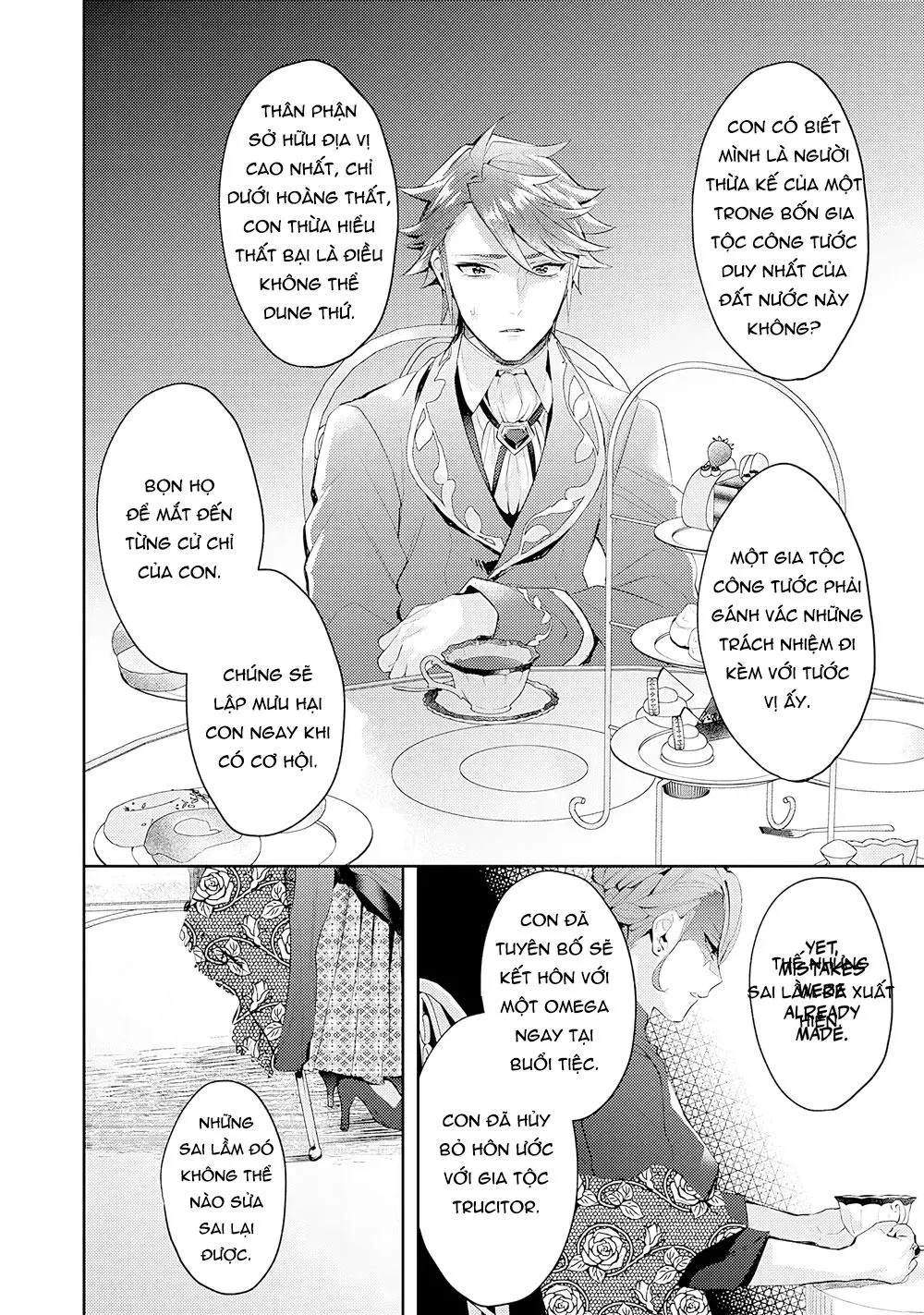 Thứ duy nhất tôi không muốn trở thành chính là Omega!! Chapter 13 Trang 10