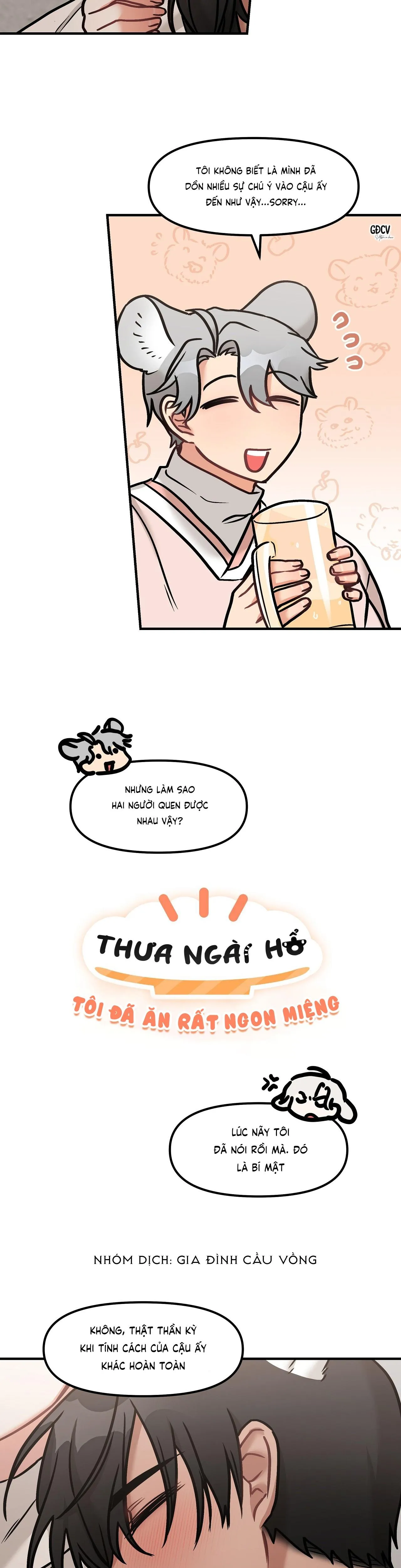 THƯA NGÀI HỔ, TÔI ĐÃ ĂN RẤT NGON MIỆNG Chapter 17 Trang 4