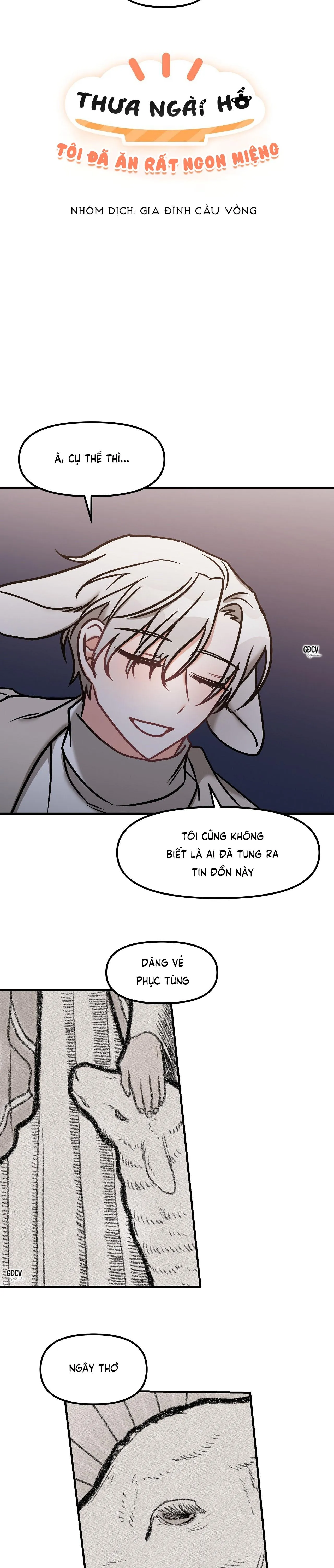 THƯA NGÀI HỔ, TÔI ĐÃ ĂN RẤT NGON MIỆNG Chapter 18 Trang 3