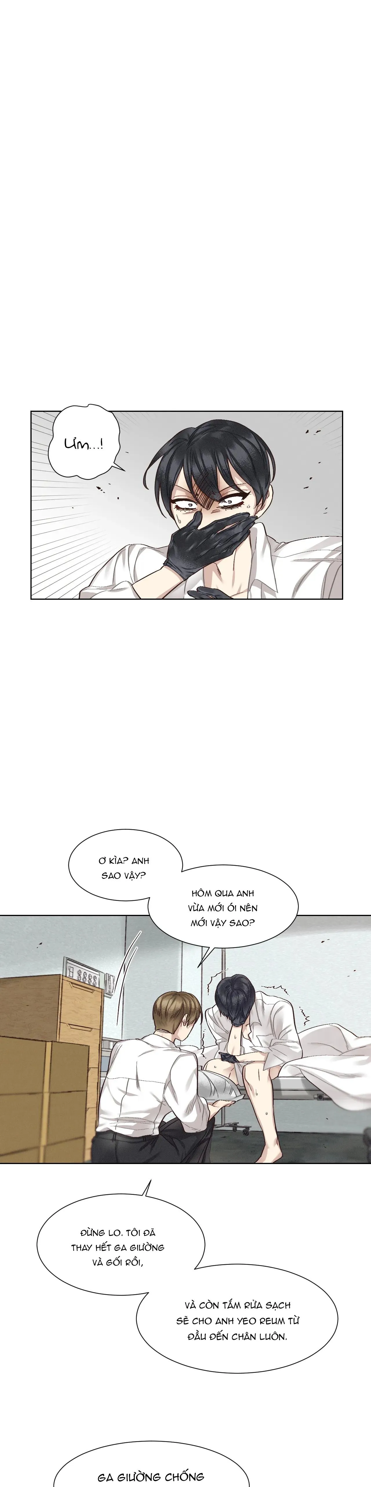 Tiền bối mắc chứng sạch sẽ Chapter 4 Trang 4