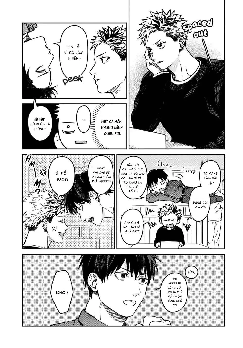 Tiền bối Enomoto không ngây thơ như thiên thần Chapter 2 Trang 12