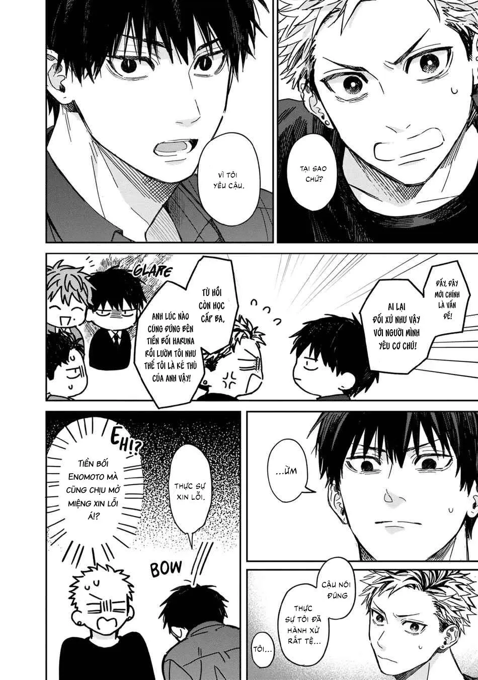 Tiền bối Enomoto không ngây thơ như thiên thần Chapter 3 Trang 14