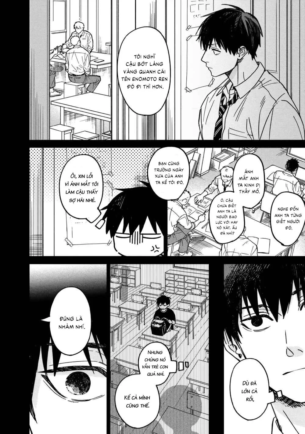 Tiền bối Enomoto không ngây thơ như thiên thần Chapter 4 Trang 8