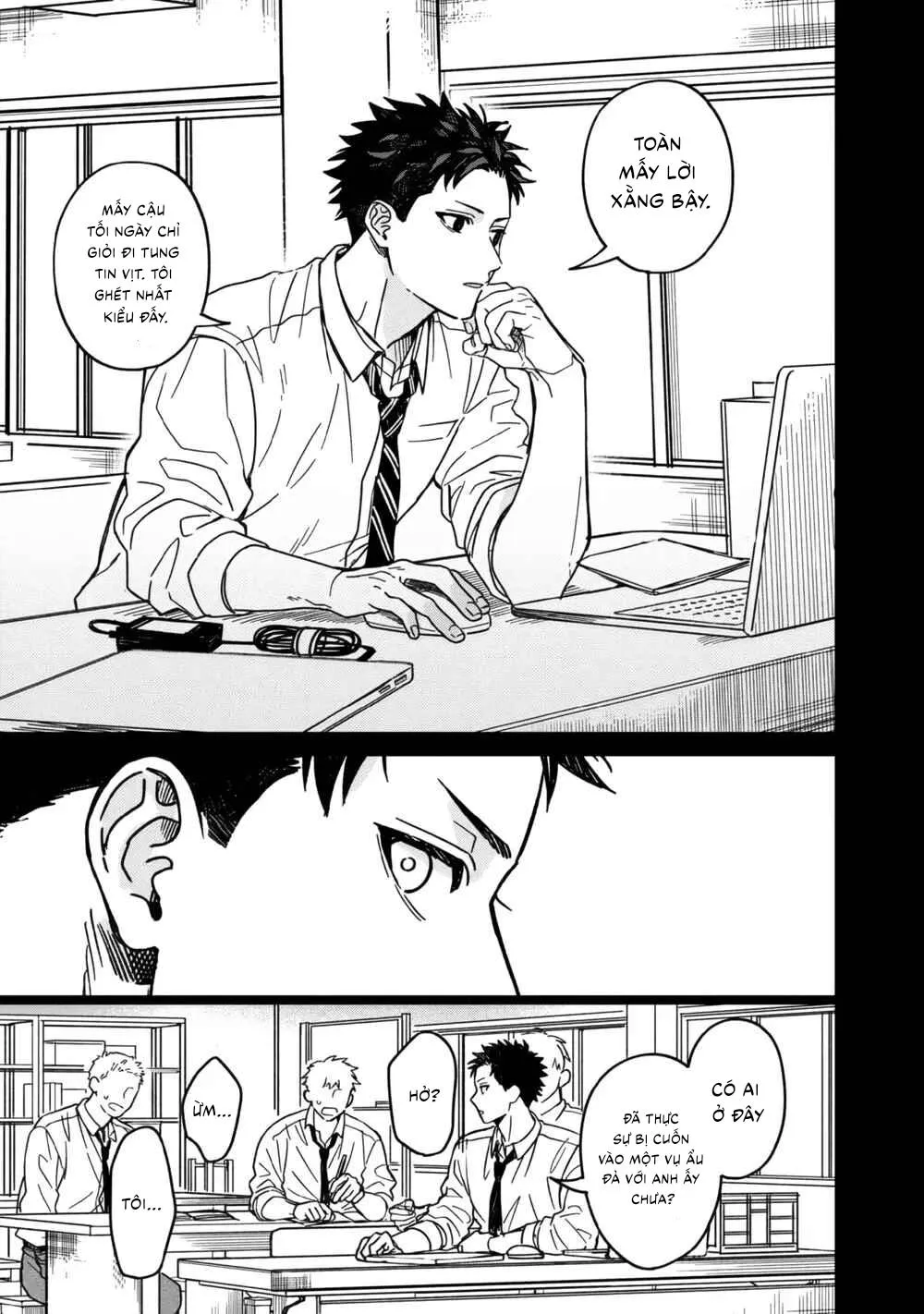 Tiền bối Enomoto không ngây thơ như thiên thần Chapter 4 Trang 9