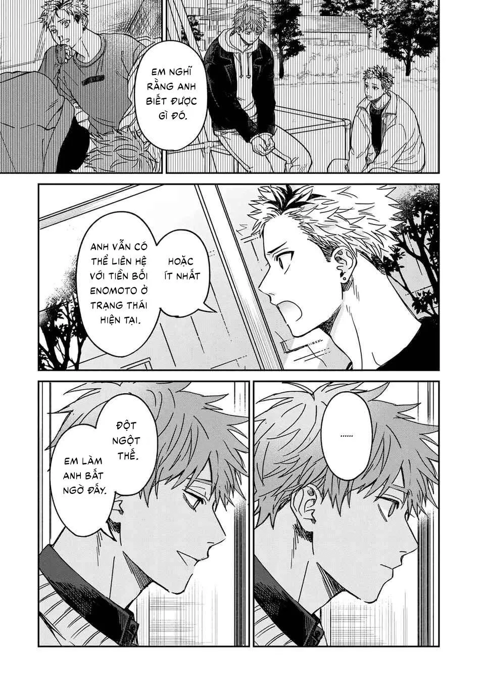 Tiền bối Enomoto không ngây thơ như thiên thần Chapter 6 Trang 5