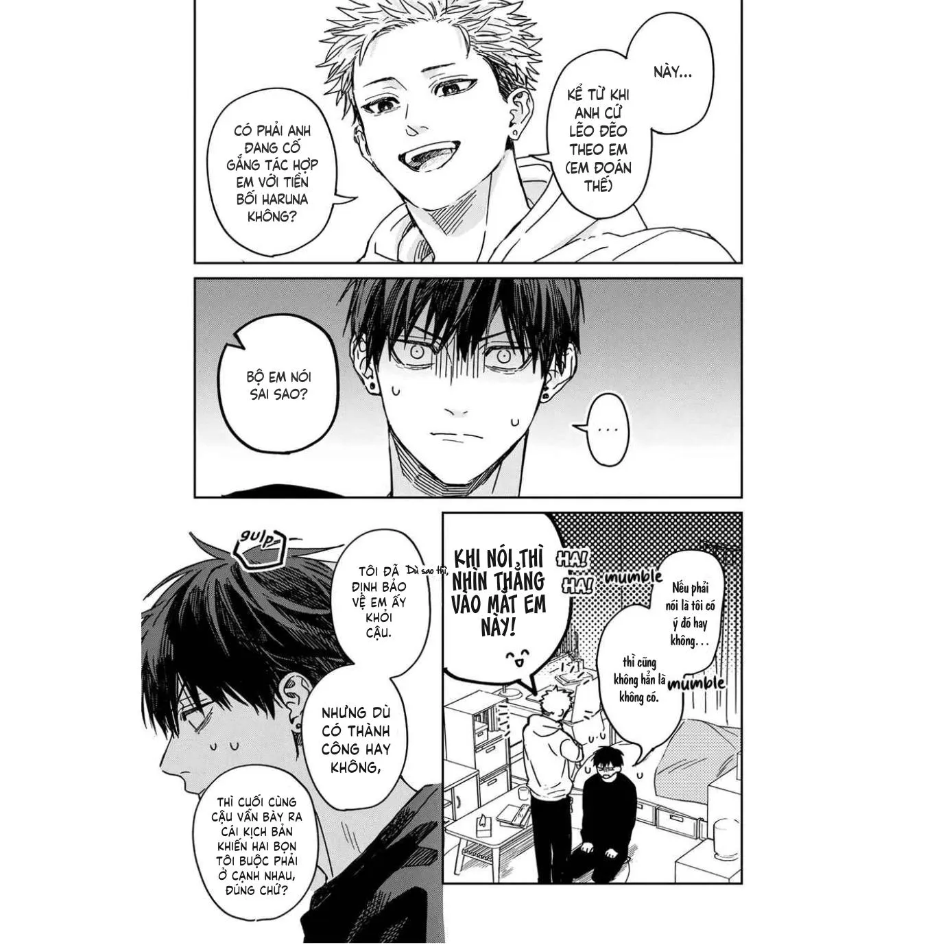 Tiền bối Enomoto không ngây thơ như thiên thần Chapter 8 Trang 3