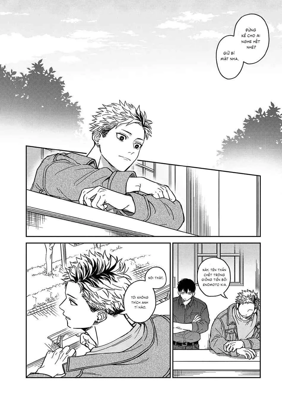 Tiền bối Enomoto không ngây thơ như thiên thần Chapter 1 Trang 28