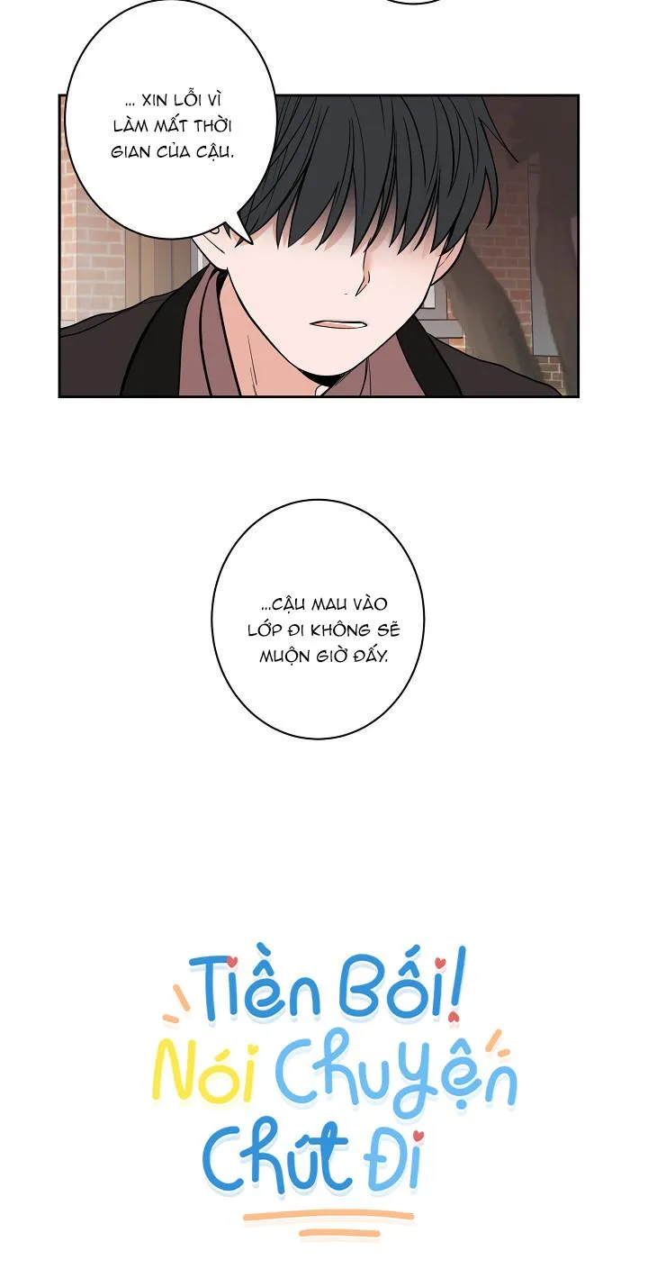 TIỀN BỐI! NÓI CHUYỆN CHÚT ĐI! Chapter 2 Trang 6