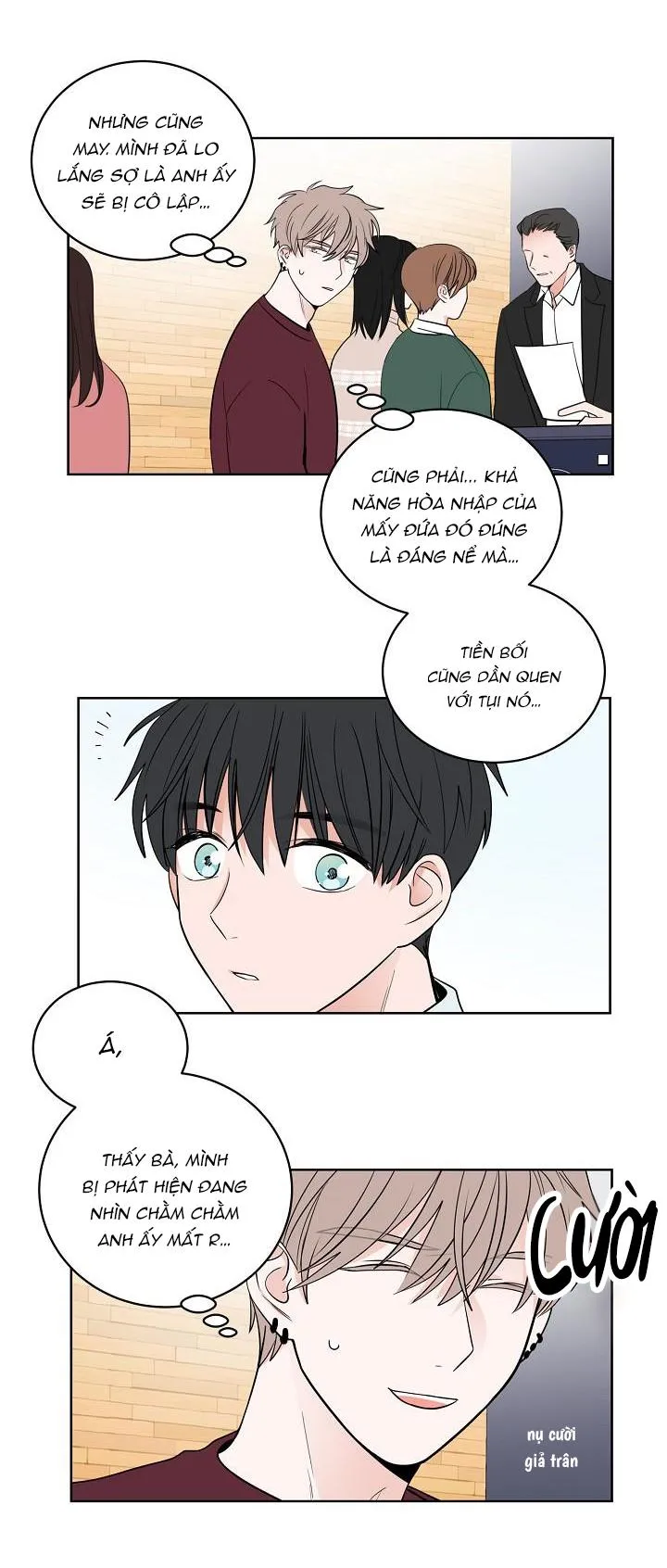 TIỀN BỐI! NÓI CHUYỆN CHÚT ĐI! Chapter 3 Trang 18