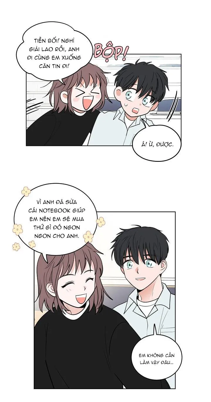 TIỀN BỐI! NÓI CHUYỆN CHÚT ĐI! Chapter 3 Trang 47