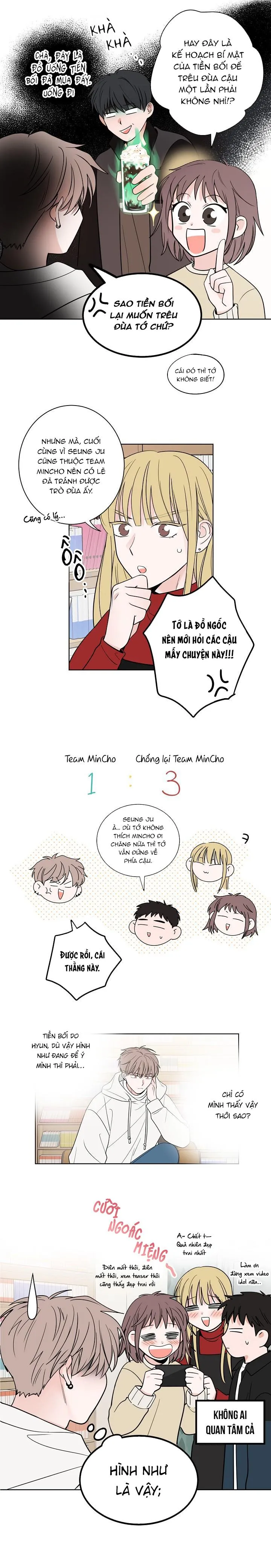 TIỀN BỐI! NÓI CHUYỆN CHÚT ĐI! Chapter 5 Trang 21