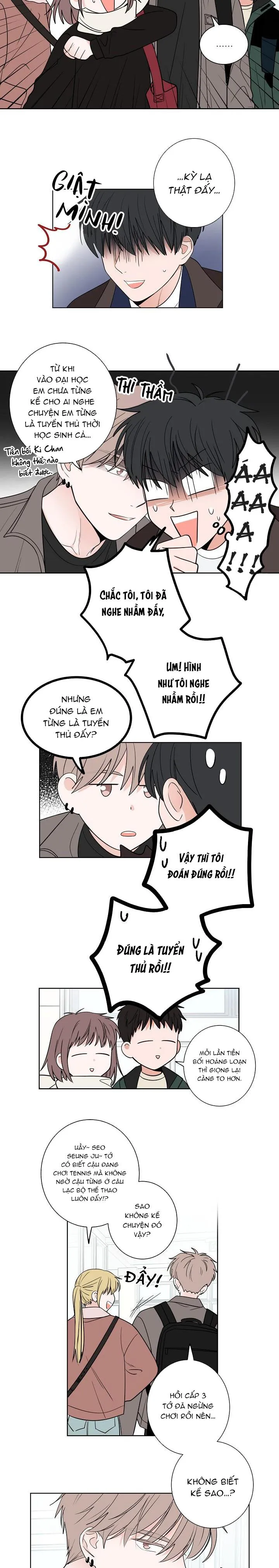 TIỀN BỐI! NÓI CHUYỆN CHÚT ĐI! Chapter 6 Trang 28