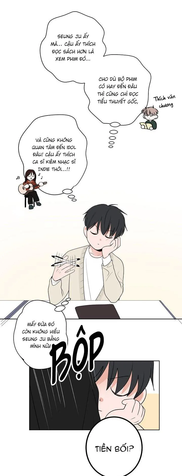 TIỀN BỐI! NÓI CHUYỆN CHÚT ĐI! Chapter 9 Trang 11