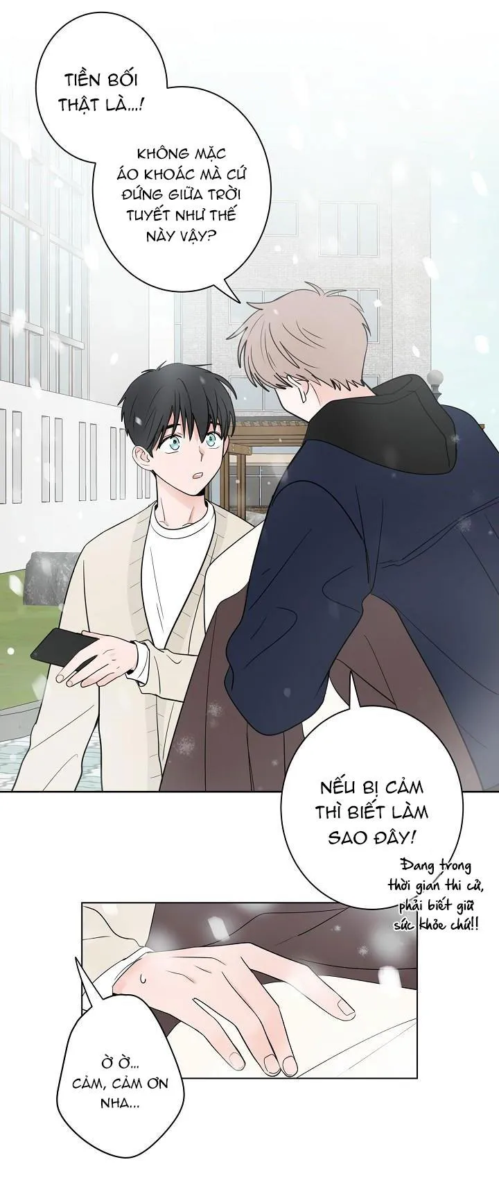 TIỀN BỐI! NÓI CHUYỆN CHÚT ĐI! Chapter 9 Trang 29