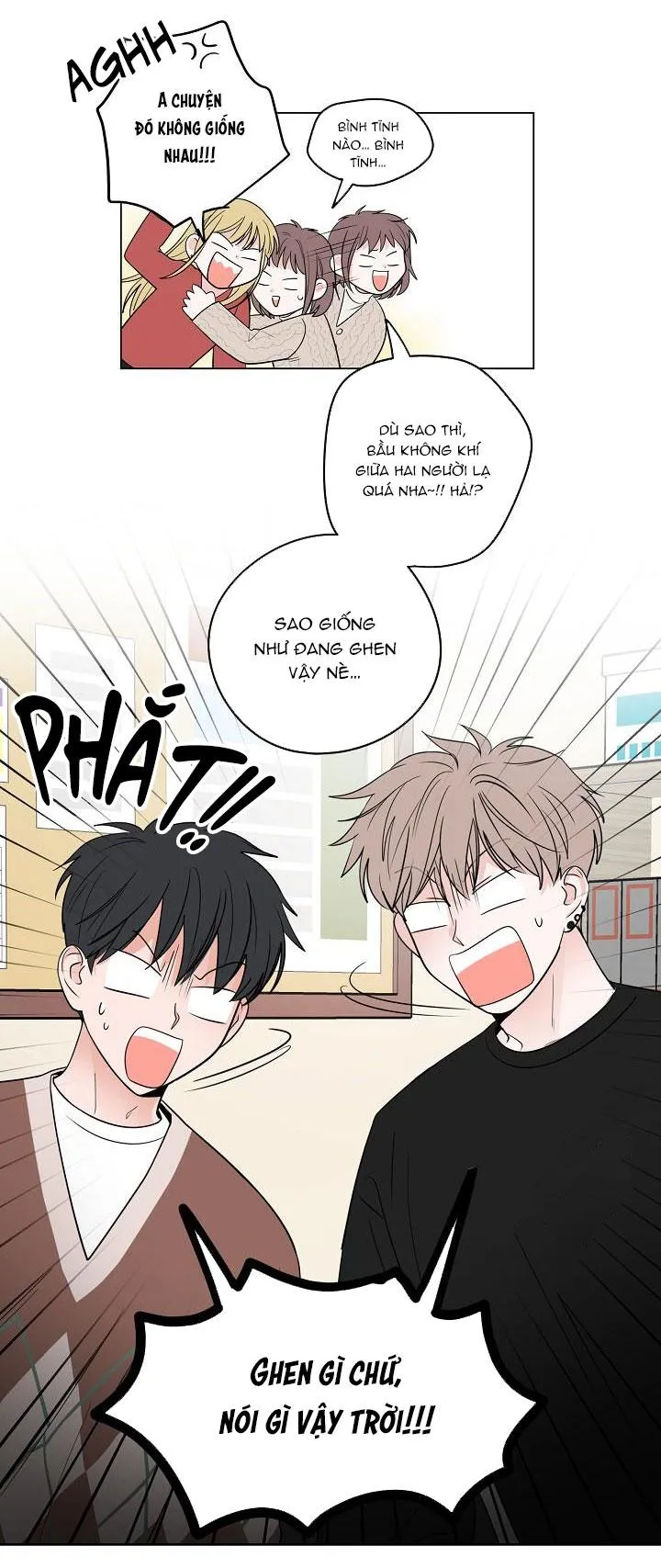 TIỀN BỐI! NÓI CHUYỆN CHÚT ĐI! Chapter 12 Trang 17