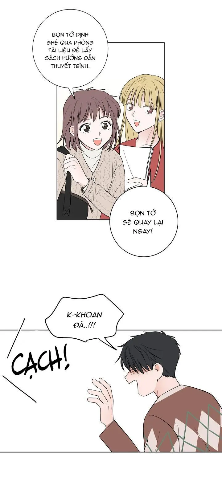 TIỀN BỐI! NÓI CHUYỆN CHÚT ĐI! Chapter 12 Trang 19