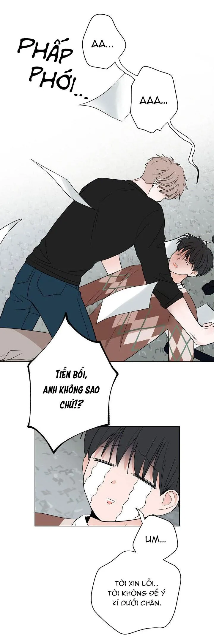 TIỀN BỐI! NÓI CHUYỆN CHÚT ĐI! Chapter 12 Trang 28