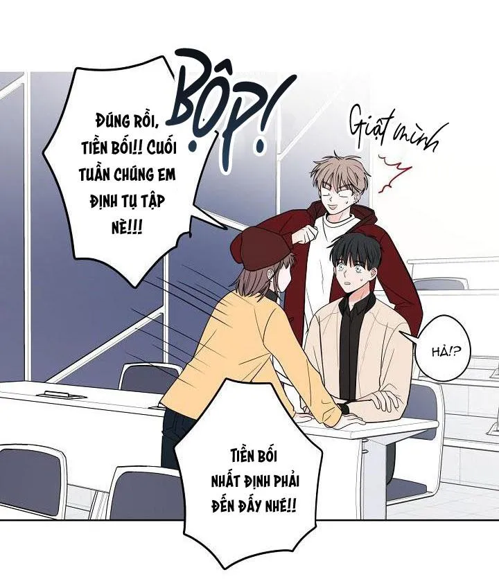 TIỀN BỐI! NÓI CHUYỆN CHÚT ĐI! Chapter 17 Trang 22