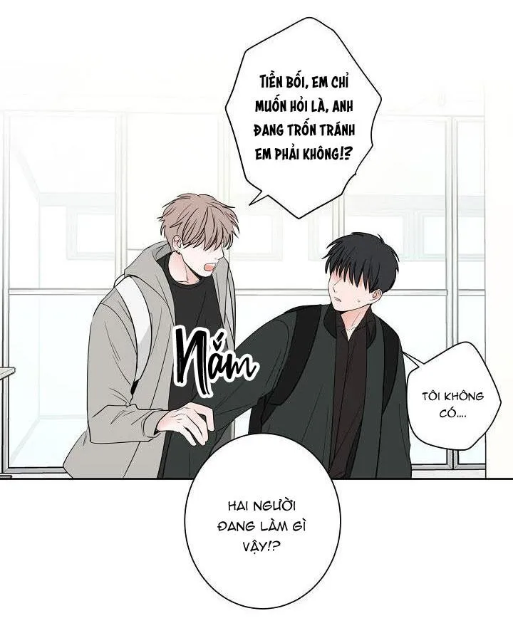 TIỀN BỐI! NÓI CHUYỆN CHÚT ĐI! Chapter 17 Trang 35