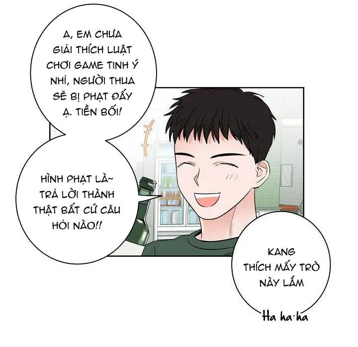 TIỀN BỐI! NÓI CHUYỆN CHÚT ĐI! Chapter 18 Trang 49