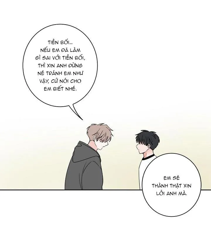 TIỀN BỐI! NÓI CHUYỆN CHÚT ĐI! Chapter 19 Trang 42