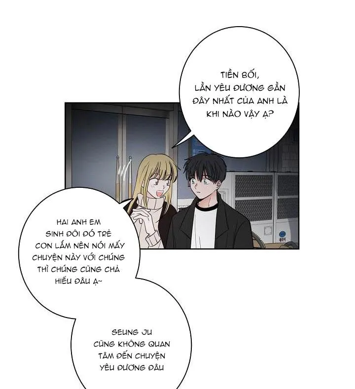 TIỀN BỐI! NÓI CHUYỆN CHÚT ĐI! Chapter 19 Trang 53