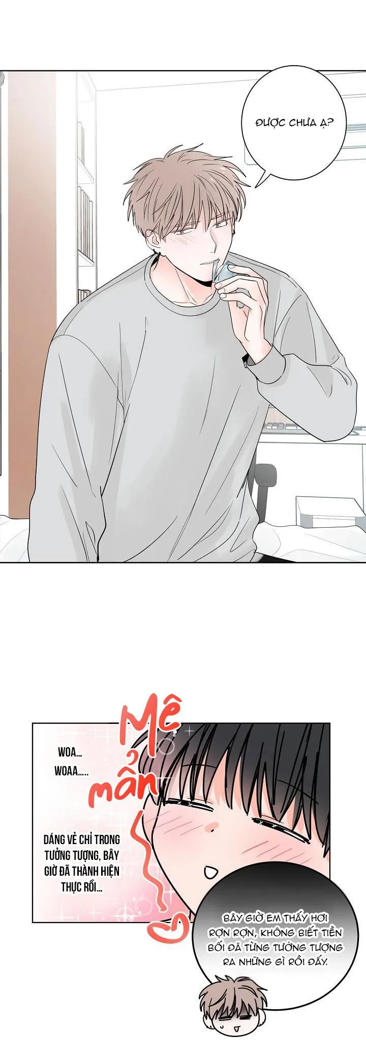 TIỀN BỐI! NÓI CHUYỆN CHÚT ĐI! Chapter 26 Trang 8