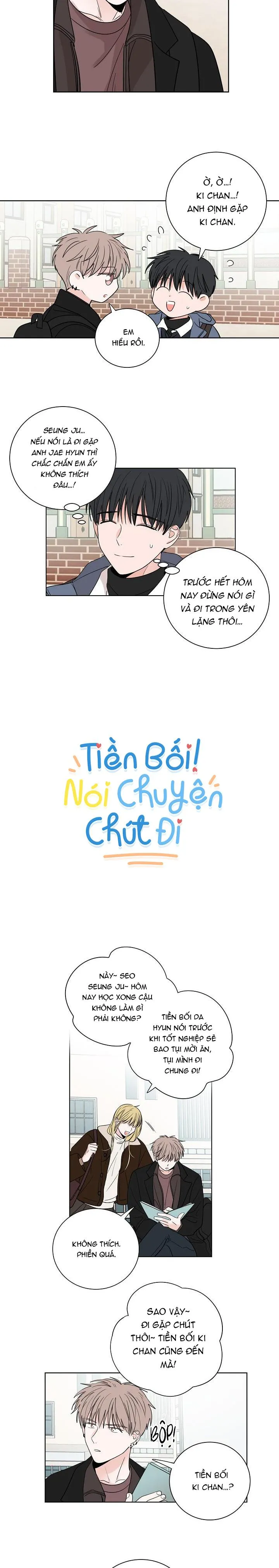 TIỀN BỐI! NÓI CHUYỆN CHÚT ĐI! Chapter 27 Trang 3