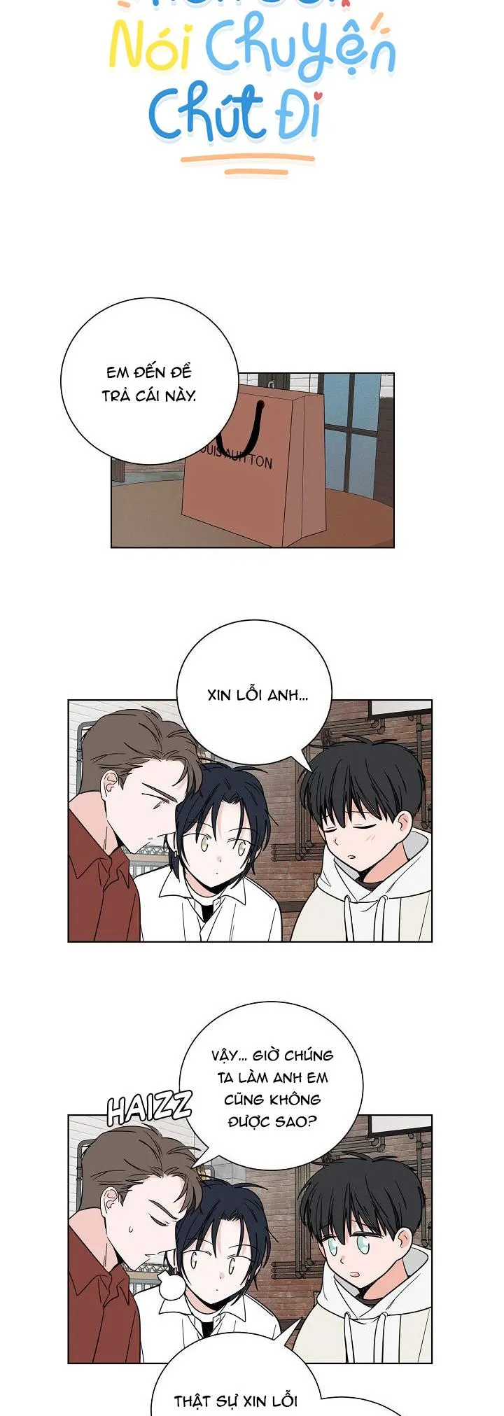 TIỀN BỐI! NÓI CHUYỆN CHÚT ĐI! Chapter 29 Trang 4