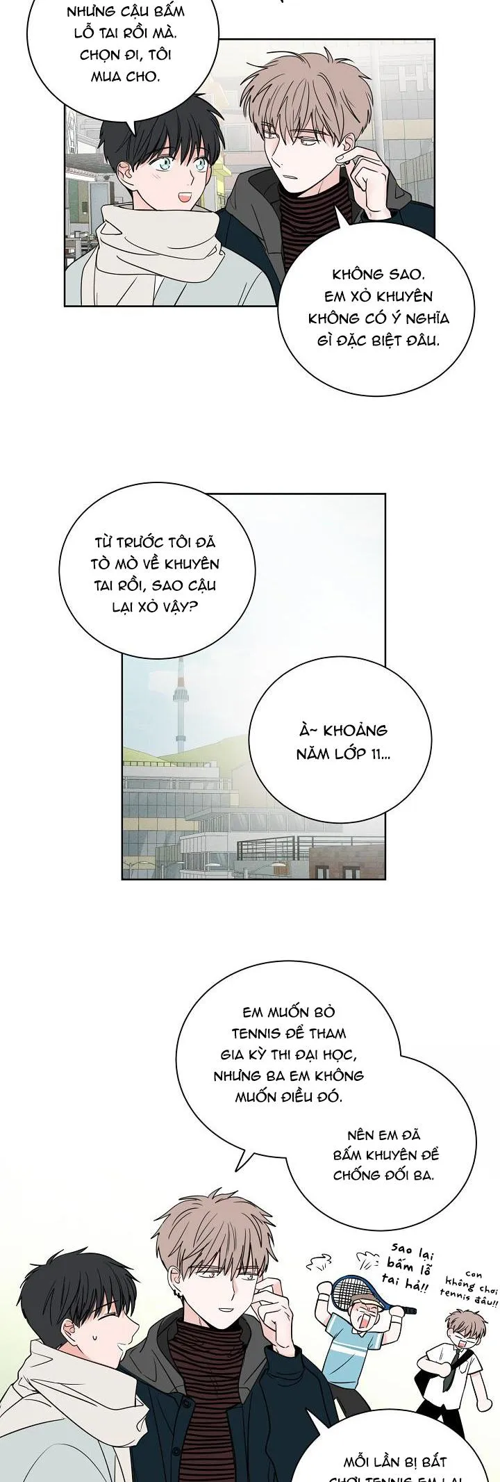 TIỀN BỐI! NÓI CHUYỆN CHÚT ĐI! Chapter 29 Trang 20