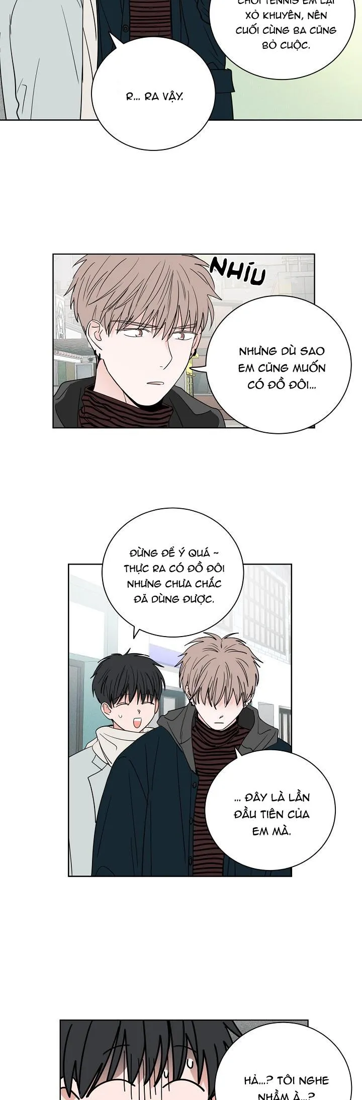 TIỀN BỐI! NÓI CHUYỆN CHÚT ĐI! Chapter 29 Trang 21